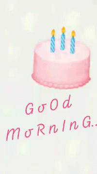 Good Morning Cake GIF - Good Morning Cake Birthday GIFs