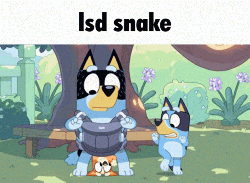 Lsd Snake GIF - Lsd Snake Bluey GIFs