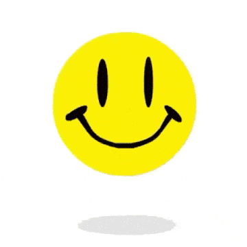a yellow smiley face with a knife in it 's hand