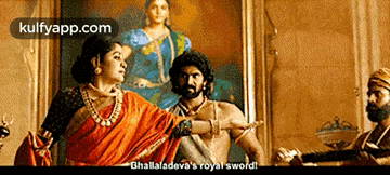 "Bhallafadeva'S Royal Sword.Gif GIF - "Bhallafadeva'S Royal Sword Baahubali 2 Baahubali: The-conclusion GIFs