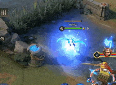 a screenshot of a video game with the name invinci on the top left