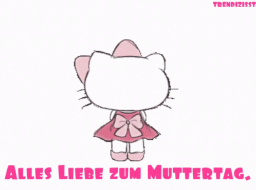 Mothers Day Muttertag GIF - Mothers Day Muttertag Hello Kitty GIFs