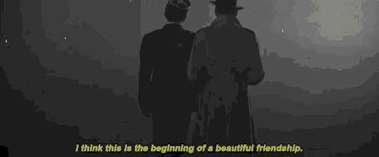 Beginning Of A Beautiful Friendship Friends GIF