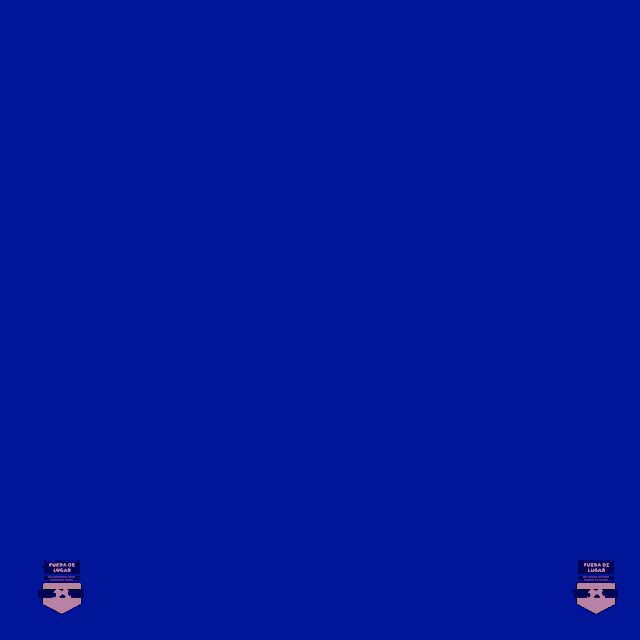 a blue background with a hand holding a red card and the words tarjeta roja below it
