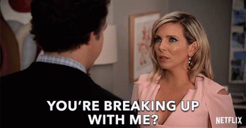 Youre Breaking Up With Me June Diane Raphael GIF - Youre Breaking Up With Me June Diane Raphael Brianna Hanson GIFs