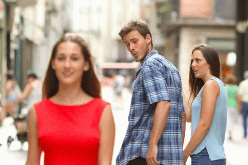 Distracted Boyfriend Distracted Boyfriend Meme GIF - Distracted Boyfriend Distracted Boyfriend Meme GIFs