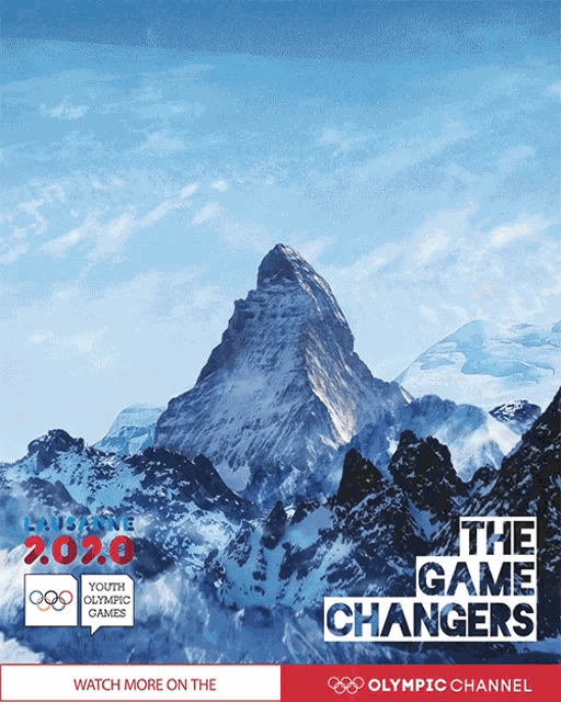 a poster for the youth olympic games in lucerne 2020