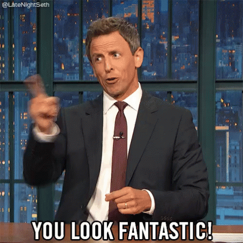 You Look Fantastic GIF - Seth Meyers Late Night Seth Lnsm GIFs