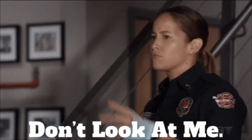 Station19 Andy Herrera GIF - Station19 Andy Herrera Dont Look At Me GIFs