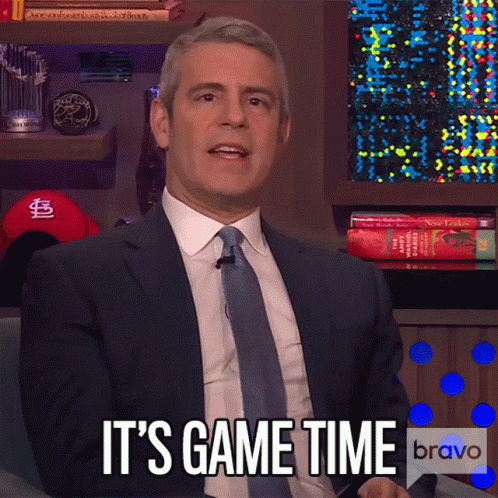 Its Game Time Andy Cohen GIF - Its Game Time Andy Cohen Watch What Happens Live GIFs