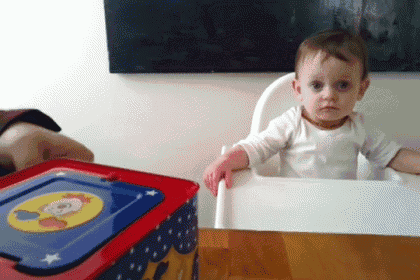 Pop Goes The Weasel GIF - Jack In A Box Baby Surprise GIFs