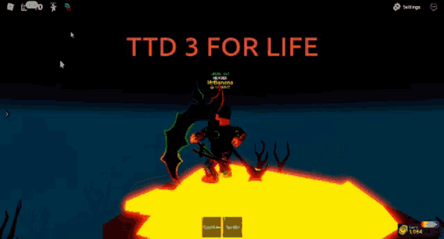 a video game called ttd 3 for life