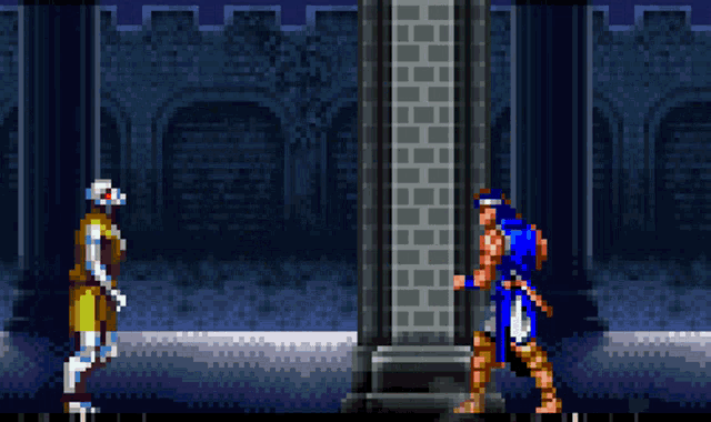 a video game scene with the number 24 on the bottom right
