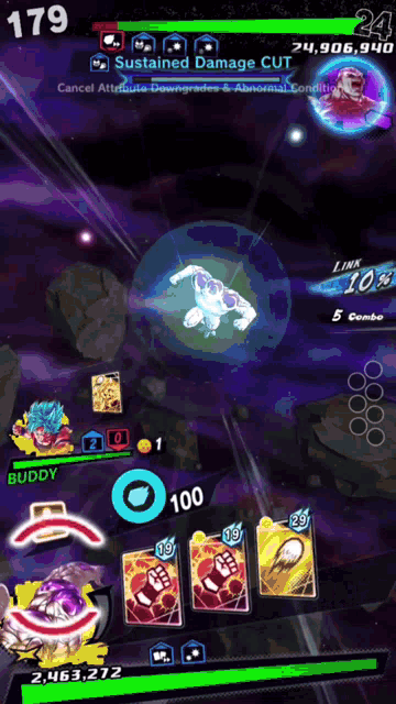 a screenshot of a video game with the number 179 on the top