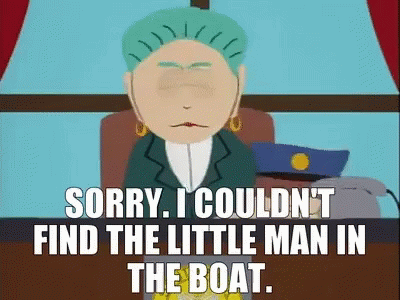 South Park Officer Barbrady GIF - South Park Officer Barbrady Little Man In The Boat GIFs