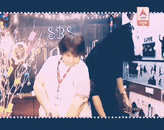 a sbs logo can be seen in the corner of this image