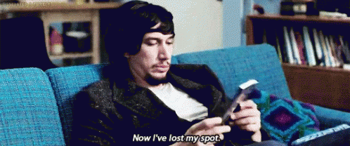 Reading Pages GIF - Reading Pages Adam Driver GIFs
