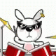 Drums Rabbit GIF - Drums Rabbit Joke GIFs