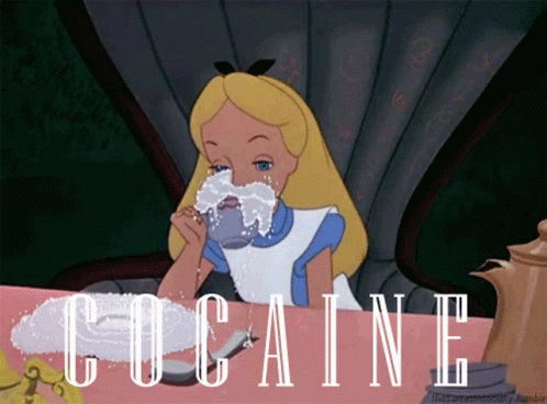 Cocaine Alice In Wonderland GIF - Cocaine Alice In Wonderland Alice GIFs