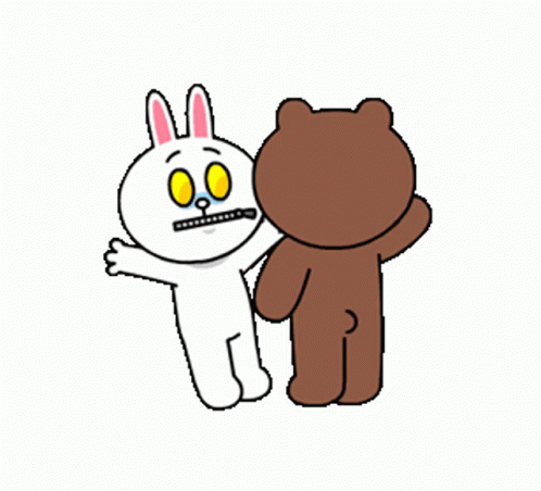 Shut Up Brown And Cony GIF - Shut Up Brown And Cony Zipped GIFs