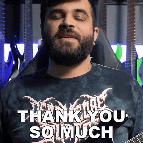 Thank You So Much Andrew Baena GIF - Thank You So Much Andrew Baena I Appreciate It GIFs