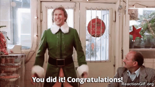 You Did It! Congratulations! Elf GIF - Will Ferrell You Did It Congratulations GIFs