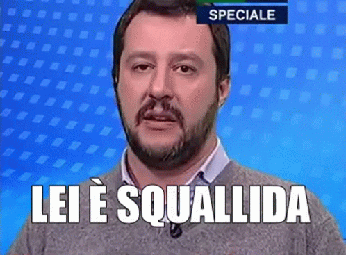 Salvini Squallida GIF - Salvini Squallida Lei E Squallida GIFs