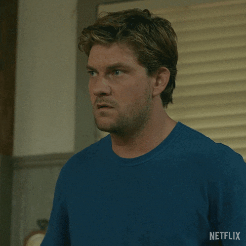 a man in a blue shirt with the words that 's all i know