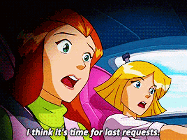 Totally Spies Sam GIF - Totally Spies Sam I Think Its Time For Last Requests GIFs