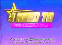 a sign that says i need to tell you copyright 1990