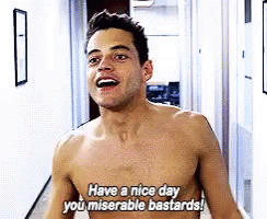 Rami Malek Have A Nice Day GIF - Rami Malek Have A Nice Day Need For Speed GIFs