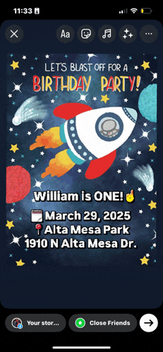 an invitation for a birthday party for william is one