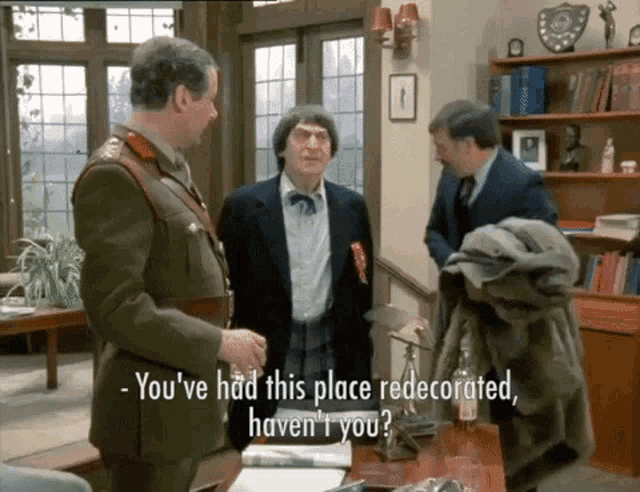 Doctor Who Redecorated GIF - Doctor Who Redecorated Dont Like It GIFs