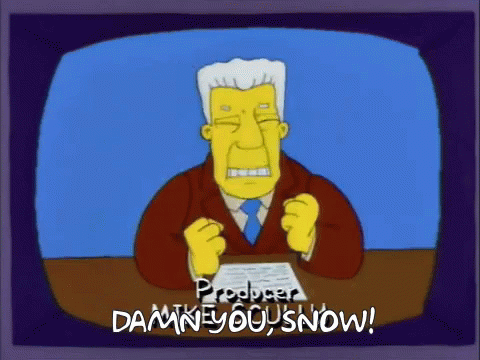 Simpsons Snow GIF - Simpsons Snow Kentbrockman GIFs