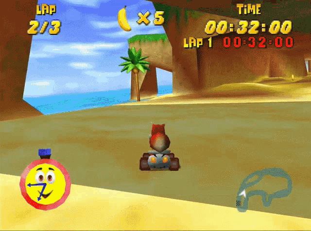Diddy Kong Racing Kart Racer GIF