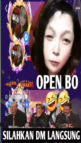a screenshot of a video game with the words open bo on the bottom