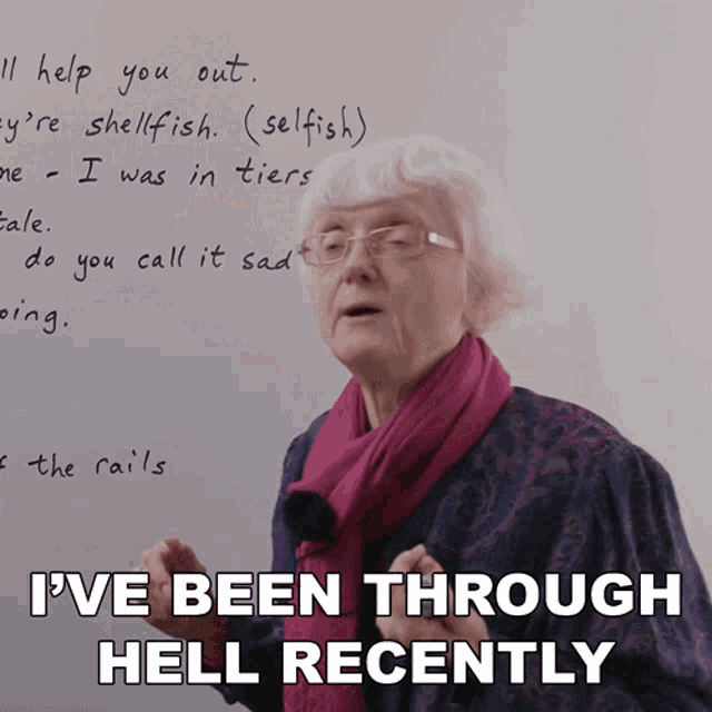 Ive Been Through Hell Recently Gill GIF - Ive Been Through Hell Recently Gill Engvid GIFs