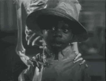 Is That What I Think It Is? GIF - Spooked Little Rascals Spooky GIFs