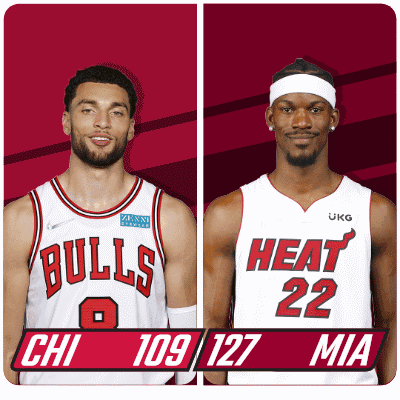 Chicago Bulls (109) Vs. Miami Heat (127) Post Game GIF - Nba Basketball Nba 2021 GIFs