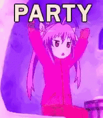 Party Party Hard GIF - Party Party Hard Anime GIFs