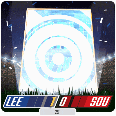 a scoreboard shows that lee is up to 0