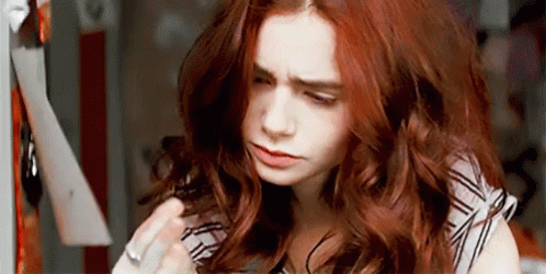 Lilly Collins GIF - Lilly Collins Confused GIFs