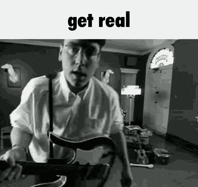 Get Real They Might Be Giants GIF - Get Real They Might Be Giants John Flansburgh GIFs