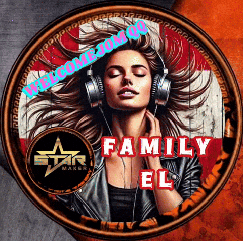 a picture of a woman wearing headphones with the words family el