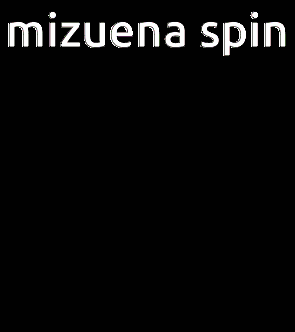 three anime girls are dancing on a stage with the words " mizuena spin " above them