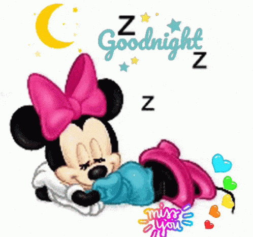 Goodnight Miss You GIF - Goodnight Miss You Mini Mouse GIFs