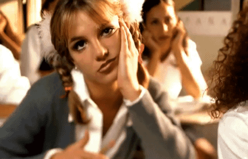Bored GIF - Bored Britney Spears Baby One More Time GIFs
