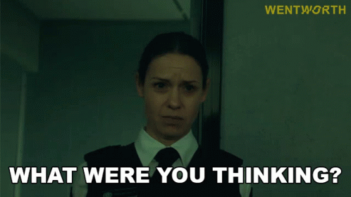 What Were You Thinking Vera GIF - What Were You Thinking Vera Wentworth GIFs