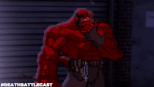 a screenshot of a video game with the hashtag deathbattlecast
