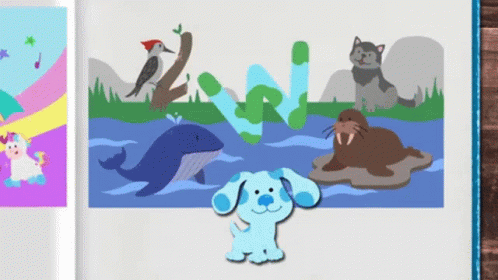 Blues Clues And You Abc Song With Blue GIF - Blues Clues And You Blues Clues Abc Song With Blue GIFs